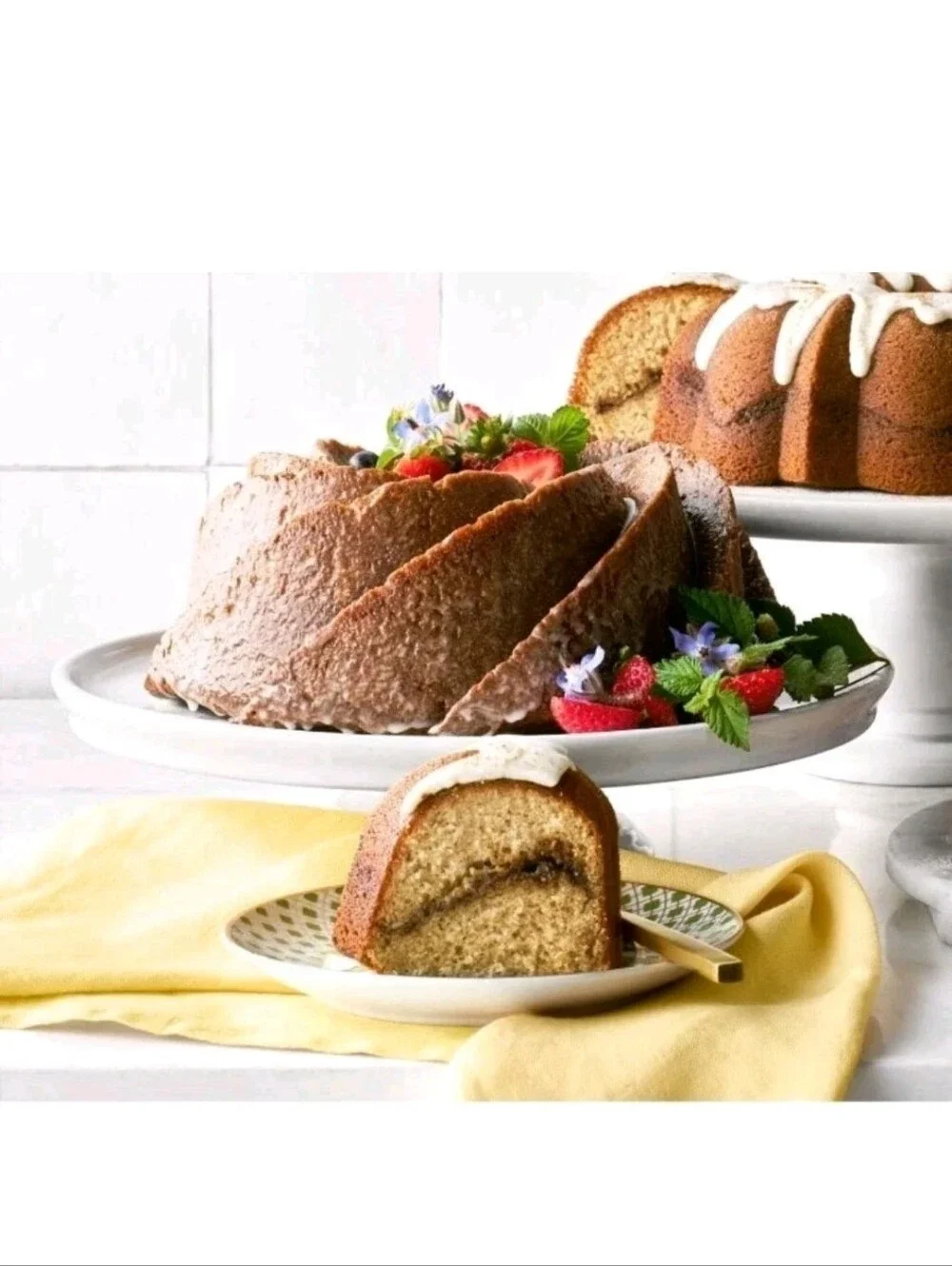 Nordic Ware Heritage Bundt Pan Non Stick Cast Aluminum Swirl 10 Cups 80677
